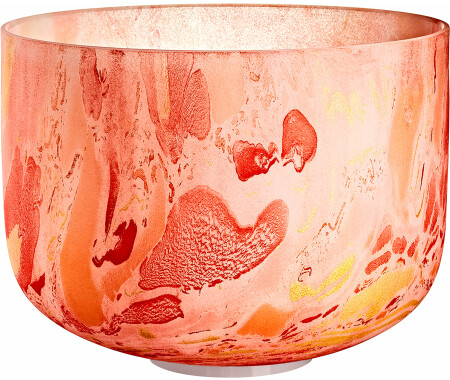 Meinl Sonic Energy MCSB10D 10 Marble Crystal Singing Bowl D4 Orange