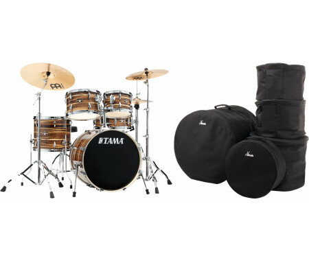 Tama IP50H6W CTW Imperialstar Drumkit Coffee Teak Wrap Set Inkl Gigbags