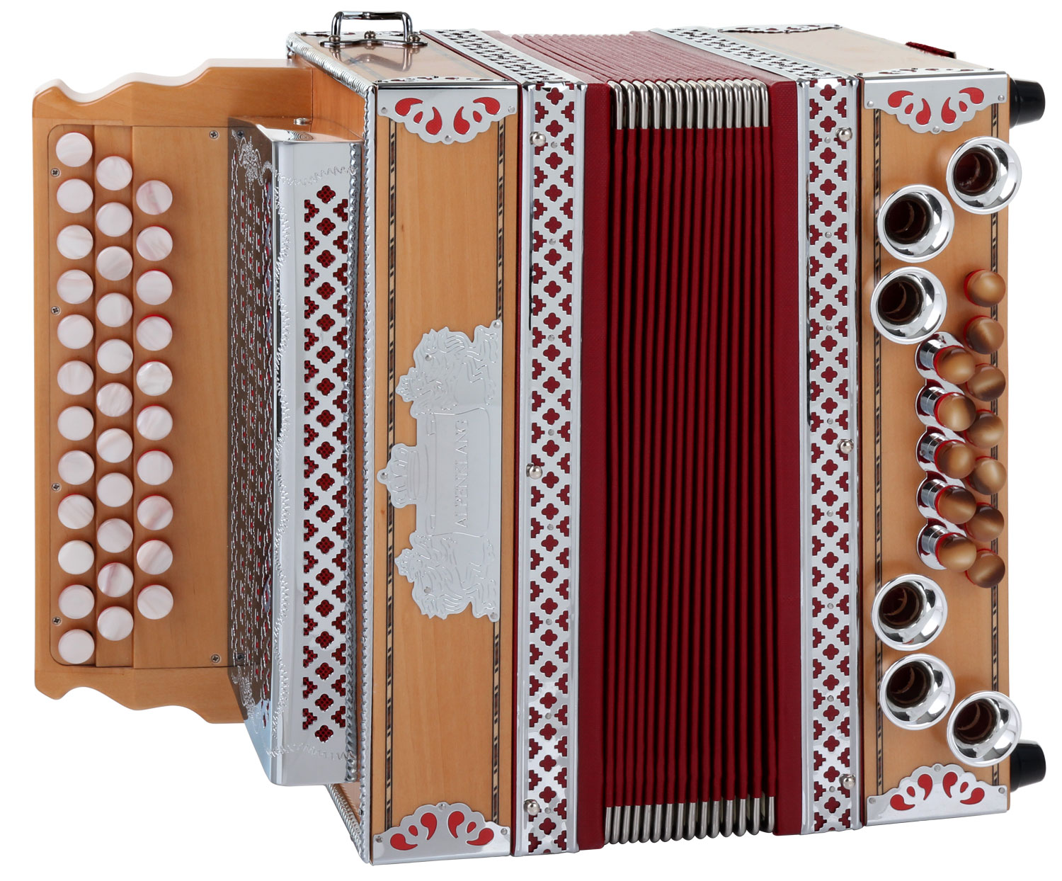 Alpenklang 3/II Classic Harmonika G-C-F Ahorn