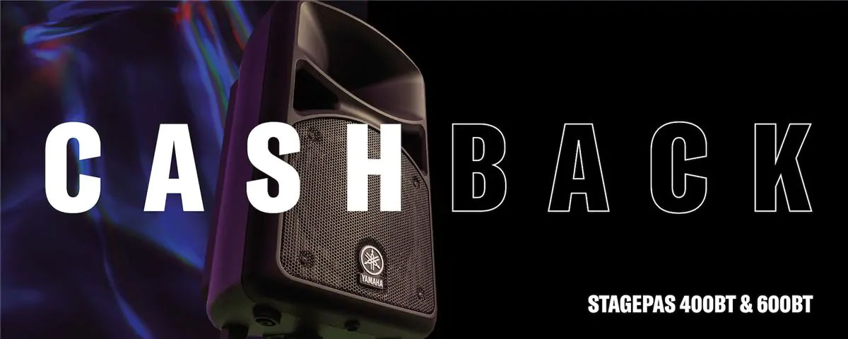Coole Cashback-Aktion für Yamaha STAGEPAS BT!