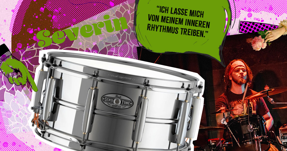 Severin aus Nordrhein-Westfalen hat die Pearl Sensitone Heritage Alloy Steel Snare Drum 14'' x 6,5'' gewonnen.