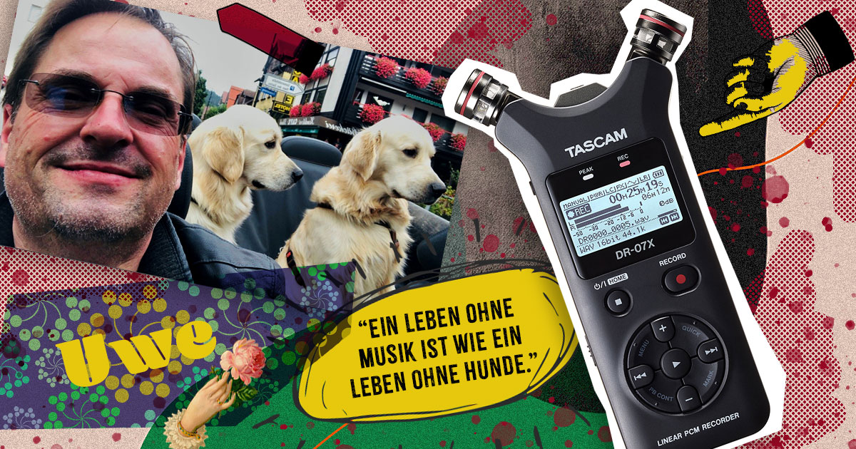 Uwe aus Baden-Württemberg hat den Tascam DR-07X Digitalrecorder gewonnen.