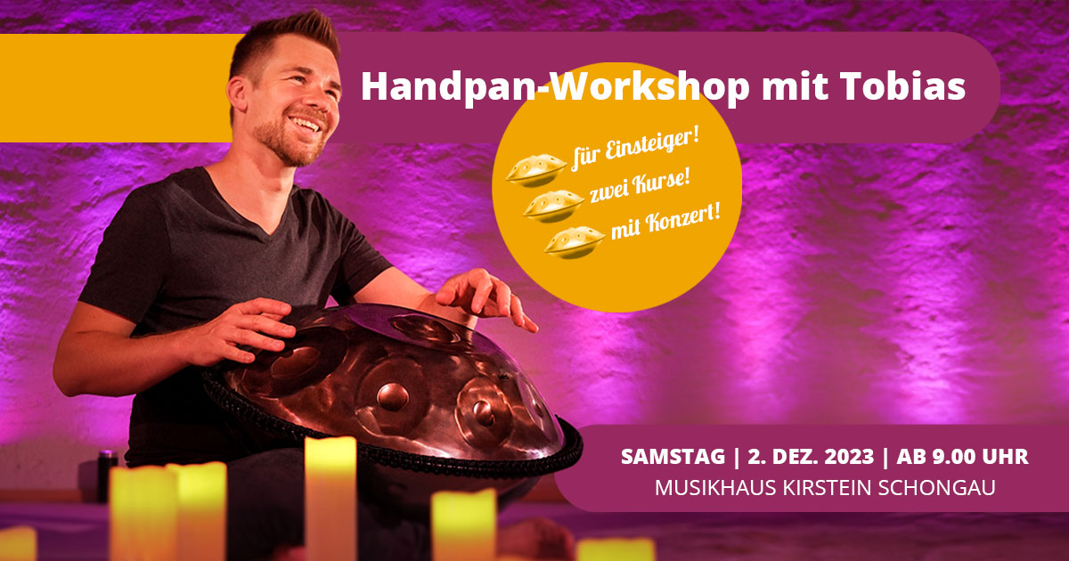 Banner Handpan-Workshop Kirstein