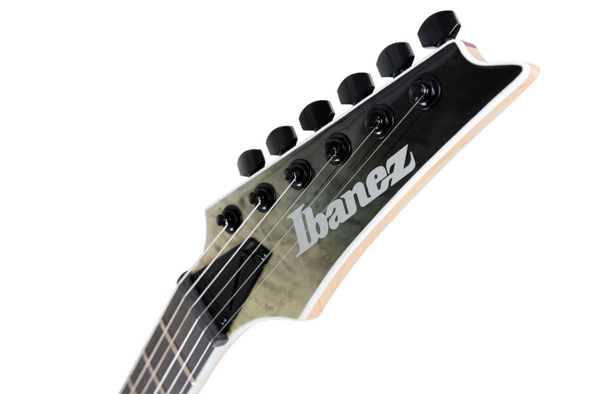 Detailansicht E-Gitarre Ibanez FRIX6FDQM BMG.