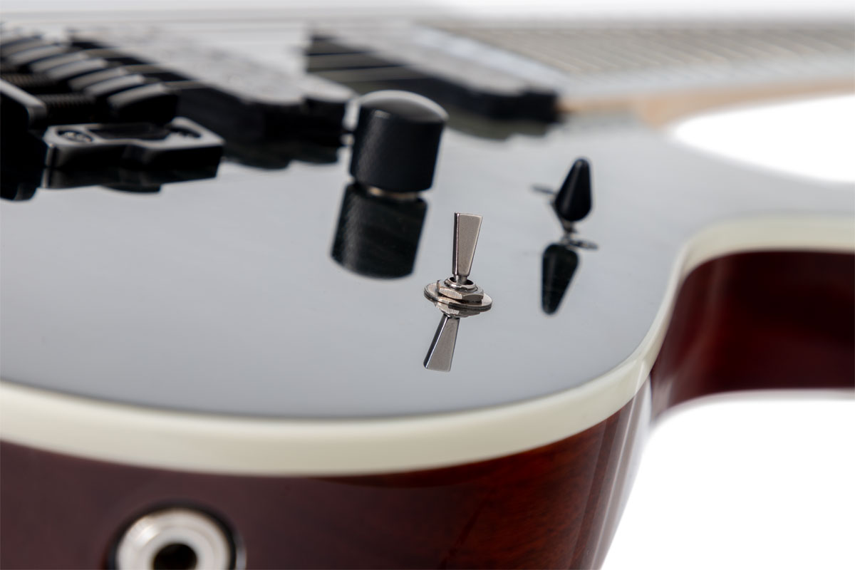 Detailansicht E-Gitarre Ibanez FRIX6FDQM BMG.