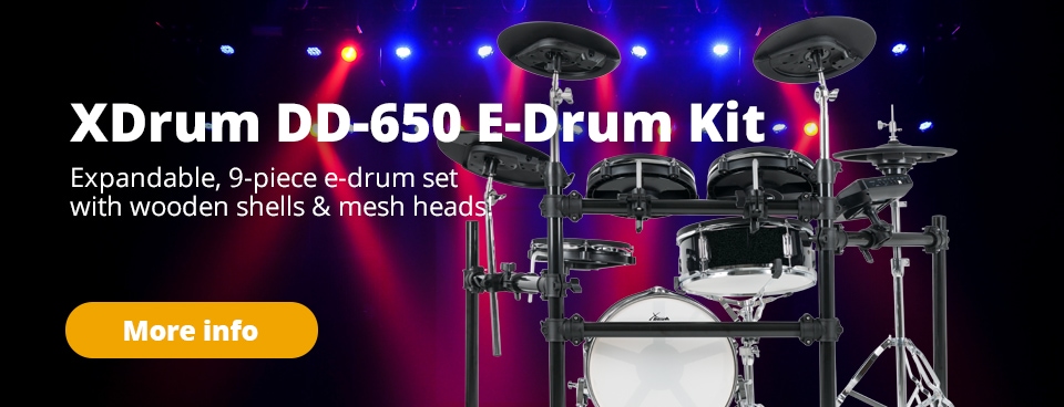 XDrum DD-650 Mesh E-Drum Kit