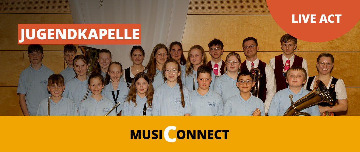 Jugendkapelle Schongau live bei der MusiConnect 2024 im Musikhaus Kirstein