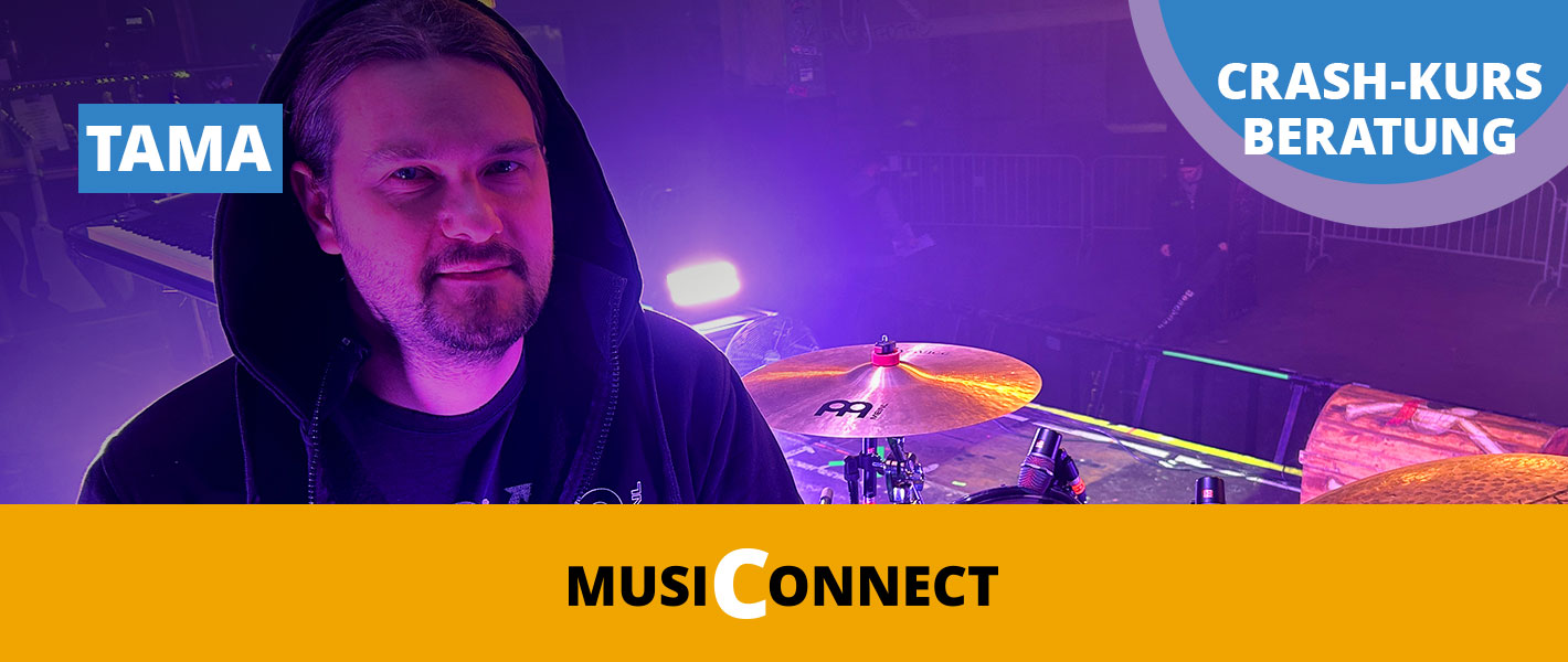 Tama Crash-Kurs und Beratung bei der MusiConnect 2024 im Musikhaus Kirstein