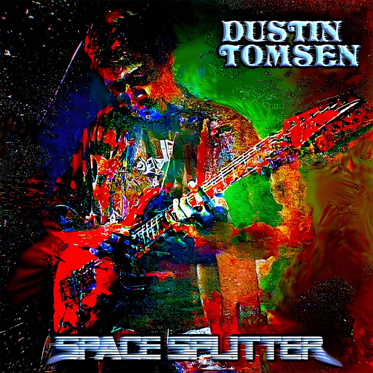Cover des neuen Albums von Dustin Tomsen. Space Splitter.