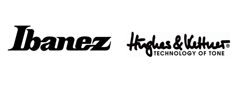 Logos Ibanez und Hughes & Kettner