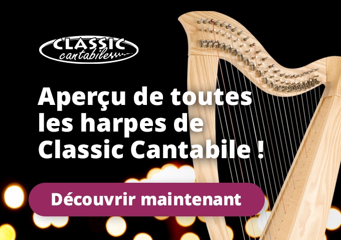 Classic Cantabile H-29 harpe celtique 29 cordes