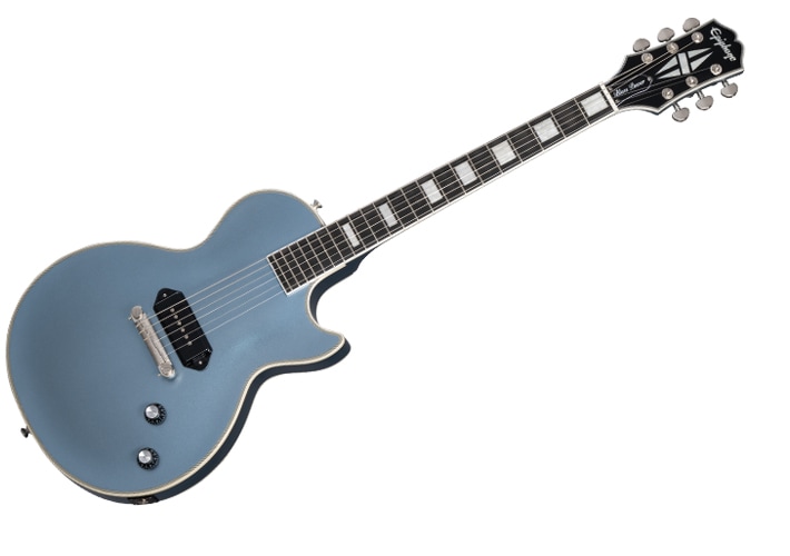 Epiphone Jared James Nichols Blues Power Les Paul Custom Aged Pelham Blue