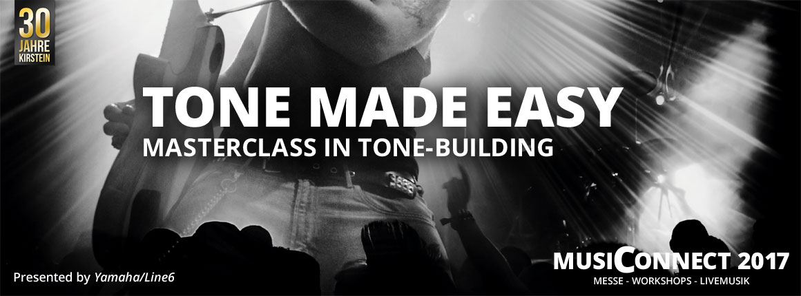 Workshop Tone Made Easy bei der MusiConnect 2017.