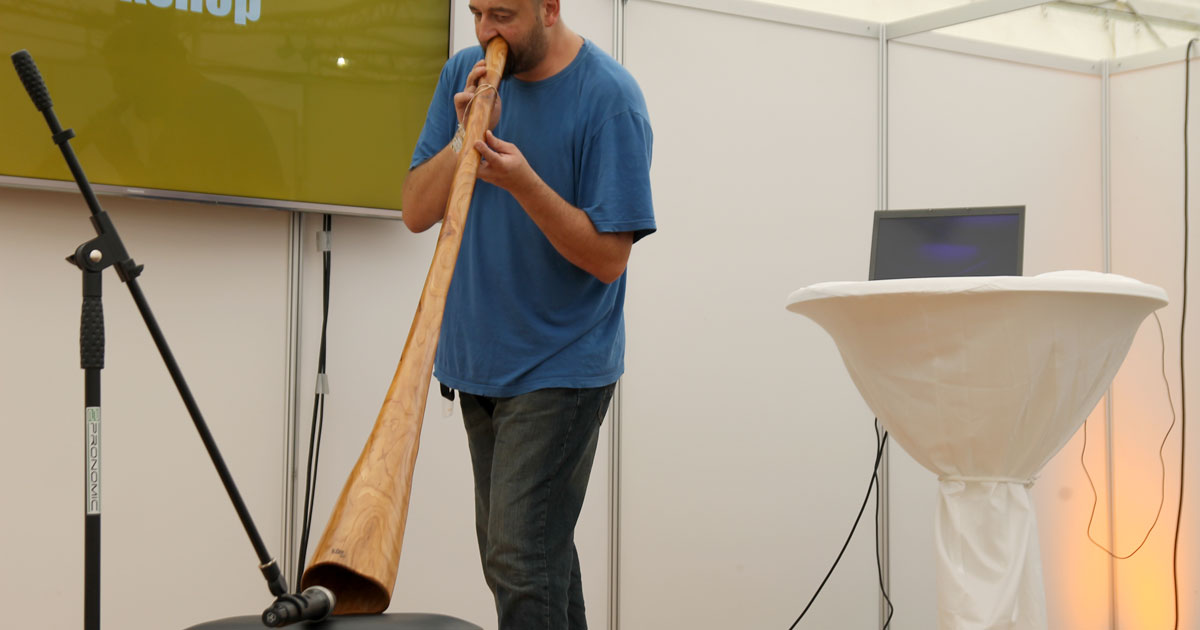 MusiConnect 2017: Workshops und Specials: Didgeridoo Workshop.