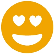 Trauminstrument Herzchenaugen Emoji