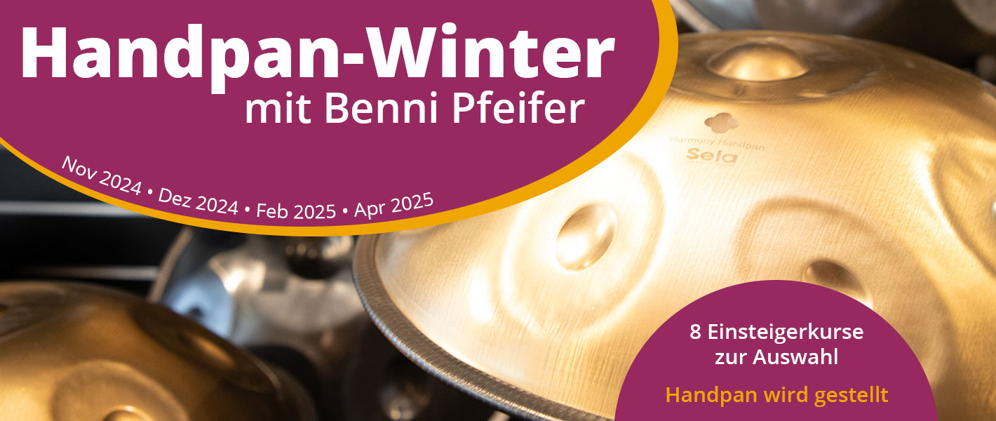 Handpan-Workshop für Einsteiger mit Benni Pfeifer im Musikhaus Kirstein