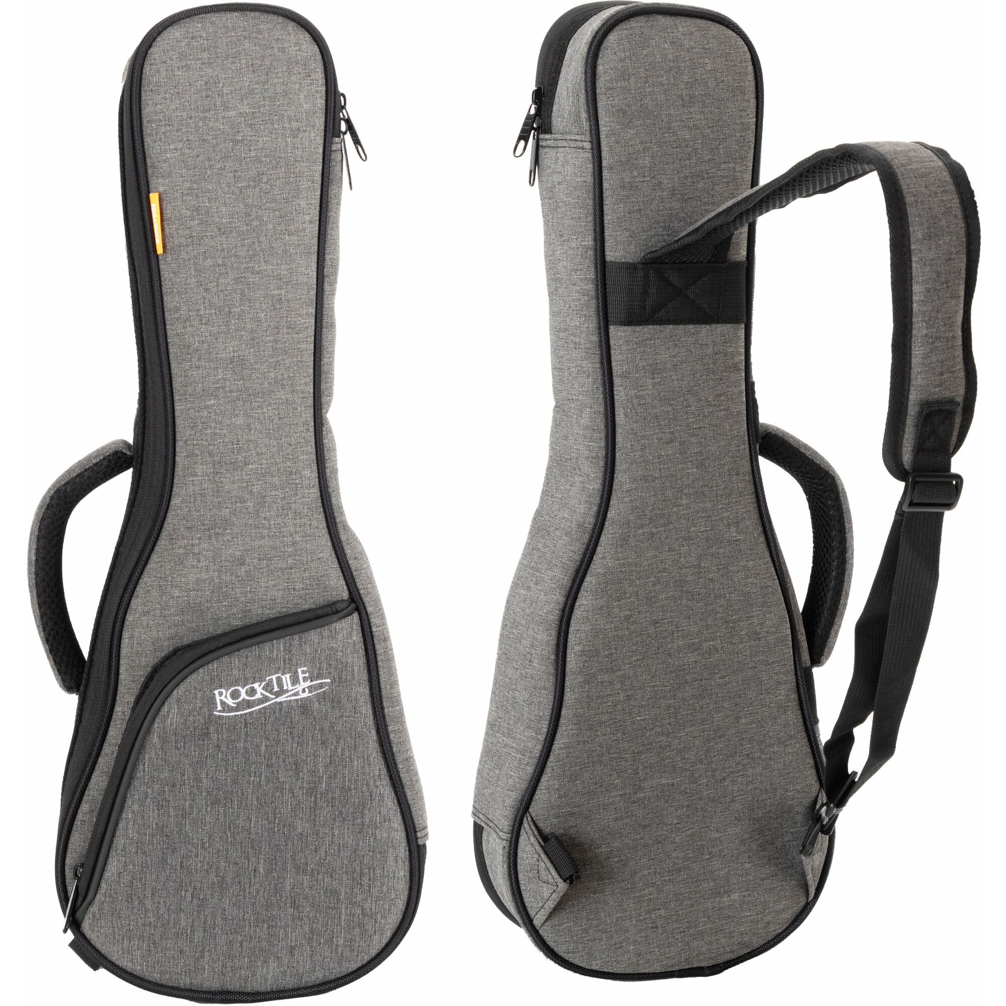 Rocktile Tasche für Sopran-Ukulele Grau/Schwarz Abbildung 1