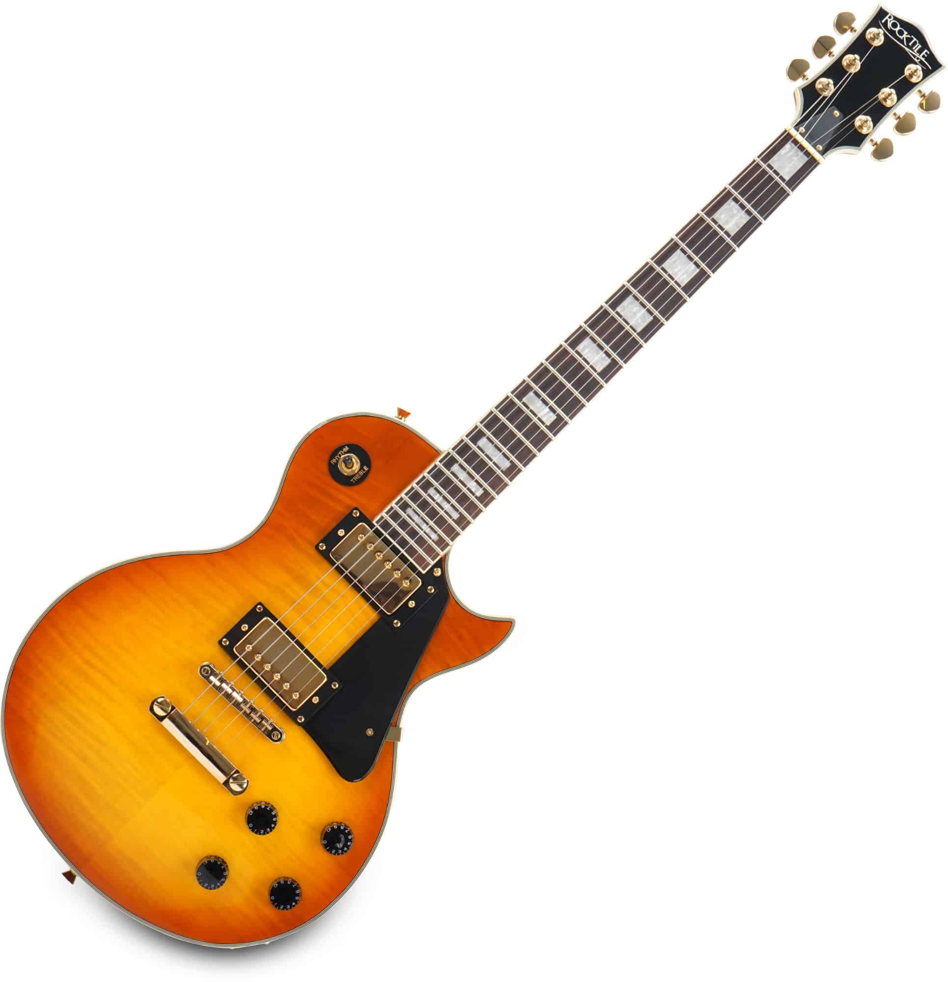 Rocktile Pro L-200OHB E-Gitarre Orange Honey Burst Abbildung 1