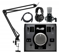 Fluid Audio SRI-2 2.0 Audiointerface Podcast Set