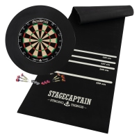 Stagecaptain DBS-1715 Bullseye Pro Dart Board Complete Set