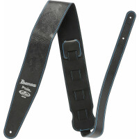 Ibanez GSL7070KP-BP Leather Guitar Strap Black Pearl