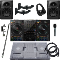 Pioneer DJ DDJ-FLX10 Professionell Homestudio Set