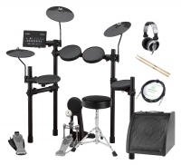 Yamaha DTX452K Compact E-Drum Set inkl. Verstärker, Kopfhörer, Drumhocker & Sticks