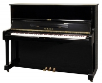Yamaha U1 Klavier schwarz poliert - Generalüberholt