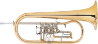 Lechgold FH-24GL Bb-Flügelhorn, lackiert