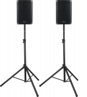 Pronomic C-210 MA 10" Active Speaker 400 Watt Stand Set