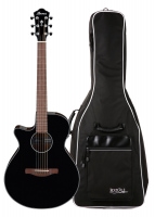Ibanez AEG50L-BKH Gitarre Black Set mit Tasche