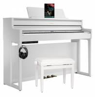 Roland HP704-WH Digitalpiano Set Weiß matt Set