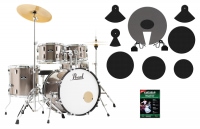 Pearl RS505C/C707 Roadshow Drumset Bronze Metallic Beginner Set