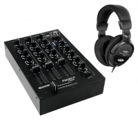 Omnitronic PM-311P DJ Mixer mit Player Set