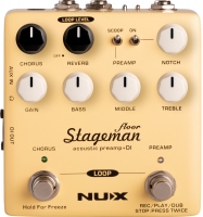 NUX Stageman-Floor Akustik-Preamp & DI-Pedal - Retoure (Zustand: sehr gut)