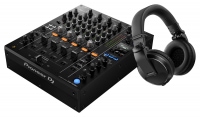 Pioneer DJ DJM-750MK2 + HDJ-X5-K Schwarz SET