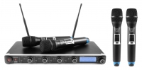 Omnitronic UHF-304 4-Kanal-Funkmikrofonsystem 823-832/863-865MHz - Retoure (Zustand: sehr gut)