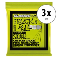 Ernie Ball 2251 Slinky Classic Rock n Roll Regular 3x Set