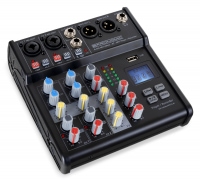 Pronomic B-403 Mini-Mixer mit Bluetooth® und USB-Recording - Retoure (Zustand: sehr gut)