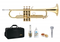 Lechgold TR-18LW Bb Trumpet Lightweight Varnished Deluxe Set