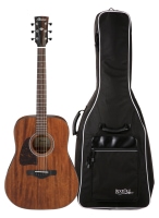 Ibanez AW54L-OPN Lefthand Gitarre Open Pore Natural Set mit Tasche