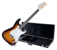Shaman Element Series STX-100VS Set de guitarra eléctrica vintage sunburst con estuche