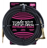 Ernie Ball 6086 Instrumentenkabel 5,49 m Schwarz