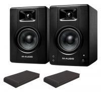 M-Audio BX4 Studiomonitor ISO Set