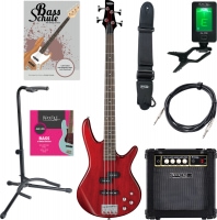 Ibanez GSR200-TR E-Bass Transparent Red Starter Set
