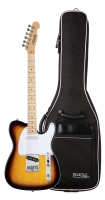 Shaman Element Series TCX-100VS elektrische gitaar vintage sunburst met Gigbag Set