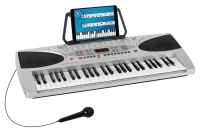McGrey LK-5430 54 Tasten Keyboard mit Leuchttasten, Mikrofon und Notenhalter