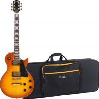 Rocktile Pro L-200OHB E-Gitarre Orange Honey Burst Softcase Set