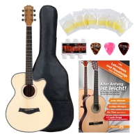 Rocktile WSC-100C NT Acoustic Guitar Set with 5-piece accessory and bag