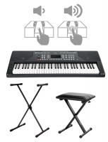 FunKey 61 Edition Touch Black Set incl. Keyboard Stand + Bench
